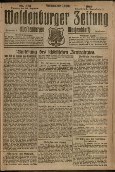 Waldenburger Zeitung, Jg. 65, 1919, nr 303