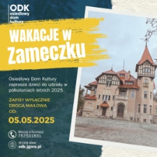 Wakacje w Zameczku - zaproszenie [Dokument życia społecznego]