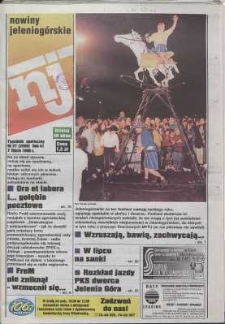 Nowiny Jeleniog&oacute;rskie : tygodnik społeczny, R. 41, 1998, nr 27 (2090)