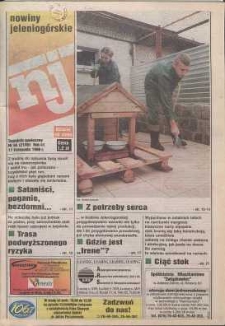 Nowiny Jeleniogórskie : tygodnik społeczny, R. 41, 1998, nr 46 (2109)
