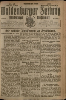 Waldenburger Zeitung, Jg. 66, 1920, nr 56