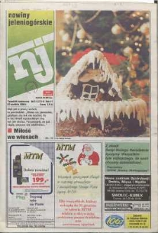 Nowiny Jeleniogórskie : tygodnik społeczny, R. 41, 1998, nr 51 (2114)