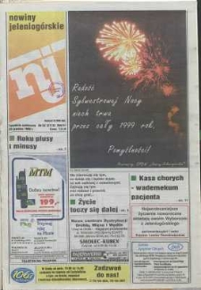 Nowiny Jeleniogórskie : tygodnik społeczny, R. 41, 1998, nr 52 (2115)