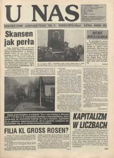 U Nas : miesięcznik jaworzyński, 1993, nr 5