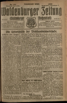 Waldenburger Zeitung, Jg. 66, 1920, nr 107