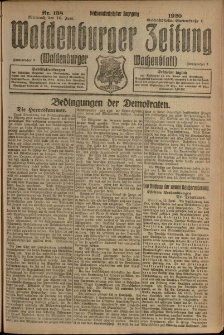 Waldenburger Zeitung, Jg. 66, 1920, nr 138