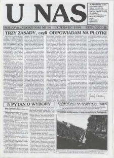 U Nas : miesięcznik jaworzyński, 1994, nr 14