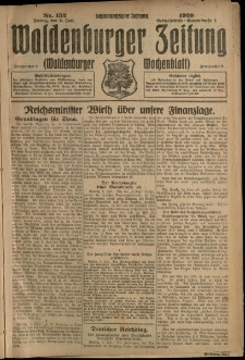 Waldenburger Zeitung, Jg. 66, 1920, nr 152