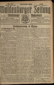 Waldenburger Zeitung, Jg. 66, 1920, nr 164