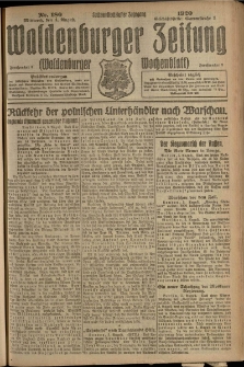 Waldenburger Zeitung, Jg. 66, 1920, nr 180