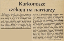 Karkonosze czekają na narciarzy