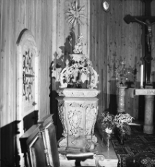 Kościół Wang w Karpaczu Górnym - chrzcielnica (fot. 18) [Dokument ikonograficzny]