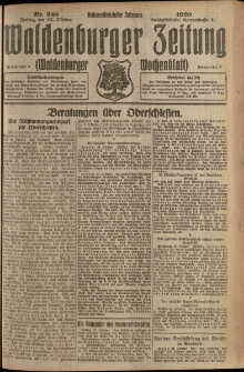 Waldenburger Zeitung, Jg. 66, 1920, nr 248