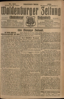 Waldenburger Zeitung, Jg. 66, 1920, nr 250