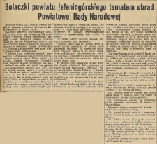 Bolączki powiatu jeleniogórskiego tematem obrad Powiatowej Rady Narodowej