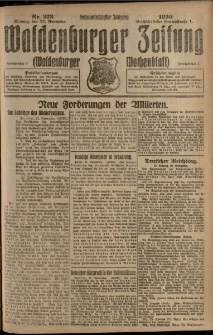 Waldenburger Zeitung, Jg. 66, 1920, nr 273