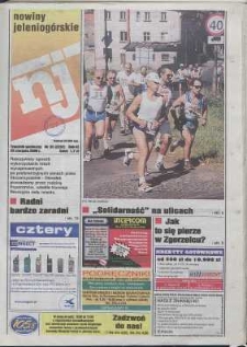 Nowiny Jeleniogórskie : tygodnik społeczny, R. 43, 2000, nr 35 (2202)