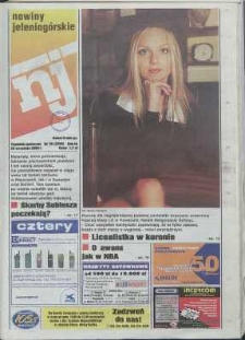 Nowiny Jeleniogórskie : tygodnik społeczny, R. 43, 2000, nr 39 (2206)