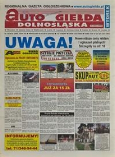 Auto Giełda Dolnośląska : regionalna gazeta ogłoszeniowa, 2016, nr 32 (2680) [26.04]
