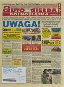 Auto Giełda Dolnośląska : regionalna gazeta ogłoszeniowa, 2016, nr 33 (2682) [6.05]
