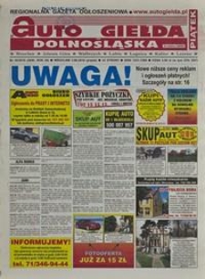 Auto Giełda Dolnośląska : regionalna gazeta ogłoszeniowa, 2016, nr 42 (2690) [3.06]