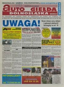 Auto Giełda Dolnośląska : regionalna gazeta ogłoszeniowa, 2016, nr 59 (2707) [2.08]