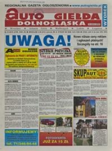 Auto Giełda Dolnośląska : regionalna gazeta ogłoszeniowa, 2016, nr 61 (2709) [9.08]