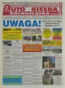Auto Giełda Dolnośląska : regionalna gazeta ogłoszeniowa, 2016, nr 62 (2710) [12.08]