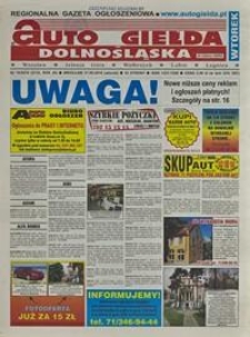 Auto Giełda Dolnośląska : regionalna gazeta ogłoszeniowa, 2016, nr 75 (2723) [27.09]
