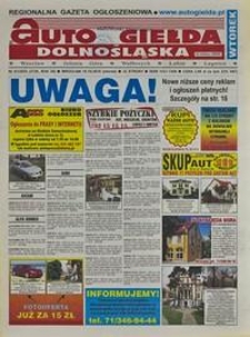 Auto Giełda Dolnośląska : regionalna gazeta ogłoszeniowa, 2016, nr 81 (2729) [18.10]