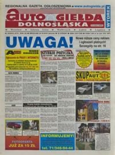 Auto Giełda Dolnośląska : regionalna gazeta ogłoszeniowa, 2016, nr 83 (2731) [25.10]