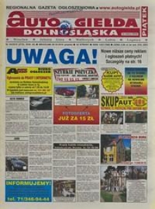 Auto Giełda Dolnośląska : regionalna gazeta ogłoszeniowa, 2016, nr 84 (2732) [28.10]