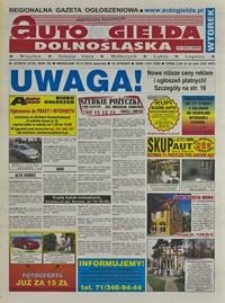 Auto Giełda Dolnośląska : regionalna gazeta ogłoszeniowa, 2016, nr 87 (2735) [15.11]