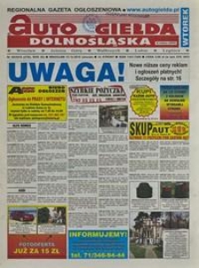 Auto Giełda Dolnośląska : regionalna gazeta ogłoszeniowa, 2016, nr 95 (2743) [13.12]