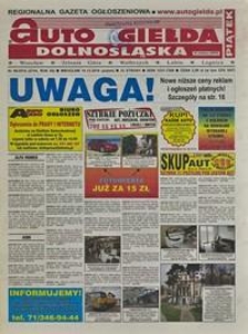 Auto Giełda Dolnośląska : regionalna gazeta ogłoszeniowa, 2016, nr 96 (2744) [16.12]