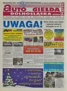 Auto Giełda Dolnośląska : regionalna gazeta ogłoszeniowa, 2016, nr 98 (2746) [23.12]