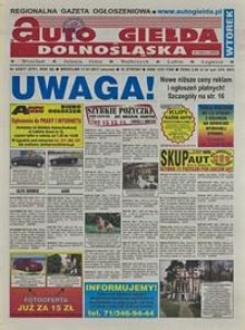 Auto Giełda Dolnośląska : regionalna gazeta ogłoszeniowa, 2017, nr 4 (2751) [17.01]