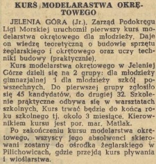 Kurs modelarstwa okrętowego