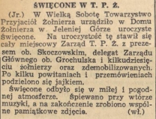 Święcone w T. P. Ż.