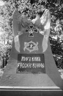 Świętosz&oacute;w - Cmentarz Żołnierzy Rosyjskich (fot. 1) [Dokument ikonograficzny]