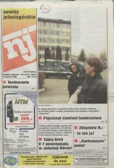 Nowiny Jeleniogórskie : tygodnik społeczny, R. 42, 1999, nr 2 (2117)