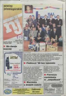 Nowiny Jeleniogórskie : tygodnik społeczny, R. 42, 1999, nr 3 (2118)