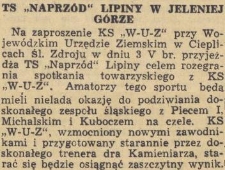 TS "Naprzód" Lipiny w Jeleniej Górze