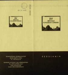 XV Biennale Fotografii Górskiej - regulamin [Dokument Życia Społecznego]