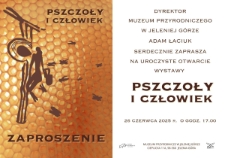 Pszczoły i człowiek - zaproszenie [Dokument życia społecznego]