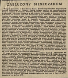 Zasłużony Bieszczadom