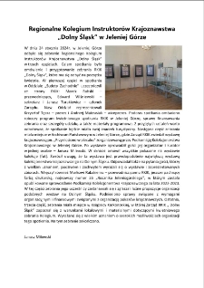 Regionalne Kolegium Instruktorów Krajoznawstwa „Dolny Śląsk” w Jeleniej Górze