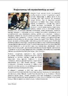 Krajoznawczy rok wystawienniczy za nami