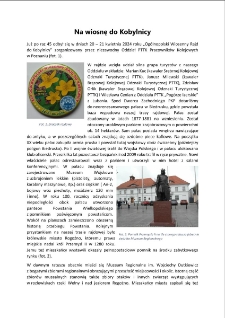 Na wiosnę do Kobylnicy