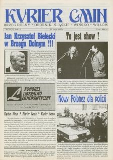 Kurier Gmin, 1992, nr 20 [15 maja] [Dokument elektroniczny]